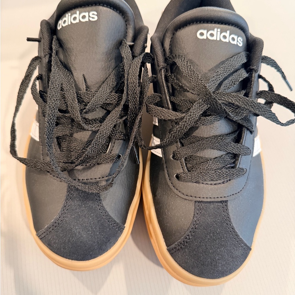adidas Black Sneakers with Gum Outsole